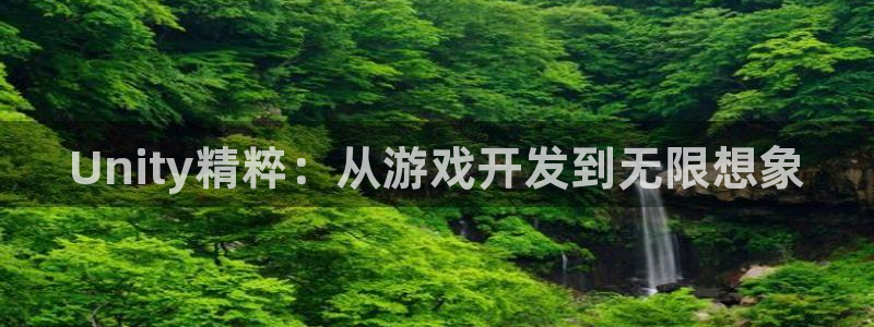 恩佐娱乐：Unity精粹：从游戏开发到无限想象